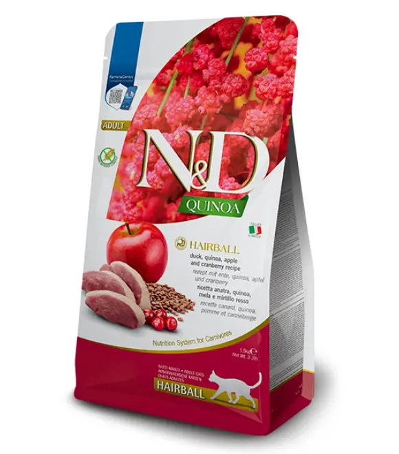 PZ-Farmina N&D Quinoa Cat Hairball – 1.5 kg