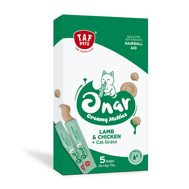 TAF Pets Onar Creamy Melties Lamb & Chicken Cat (5X14g) 70g